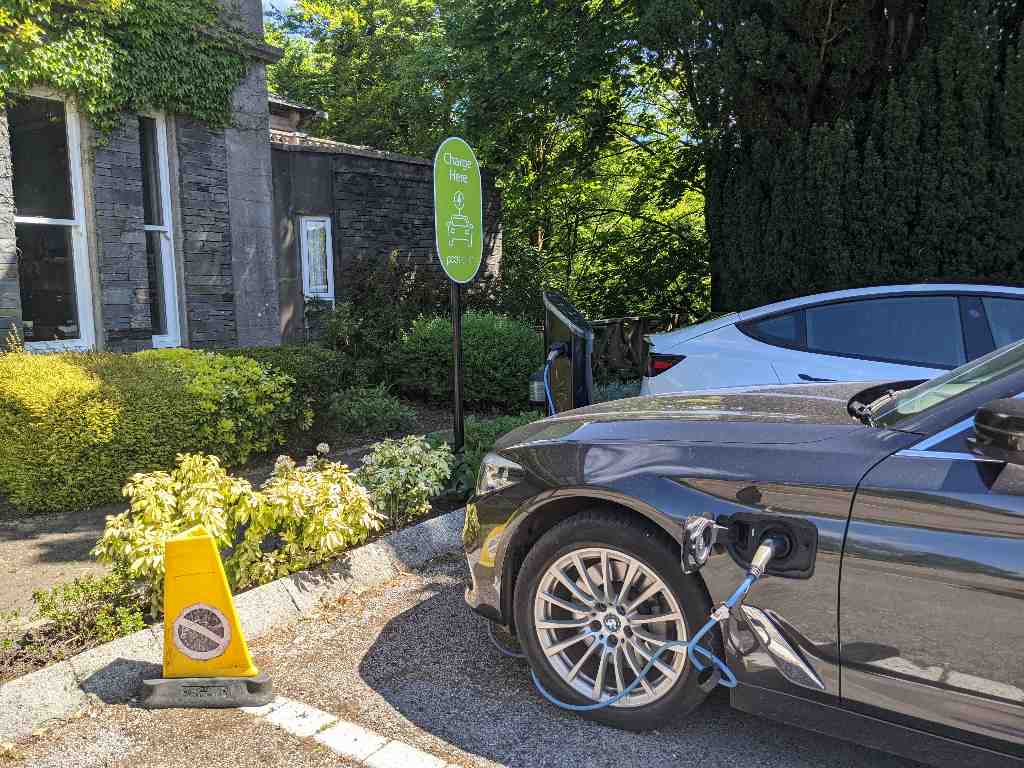 Pod Point charger Windermere Manor Hotel