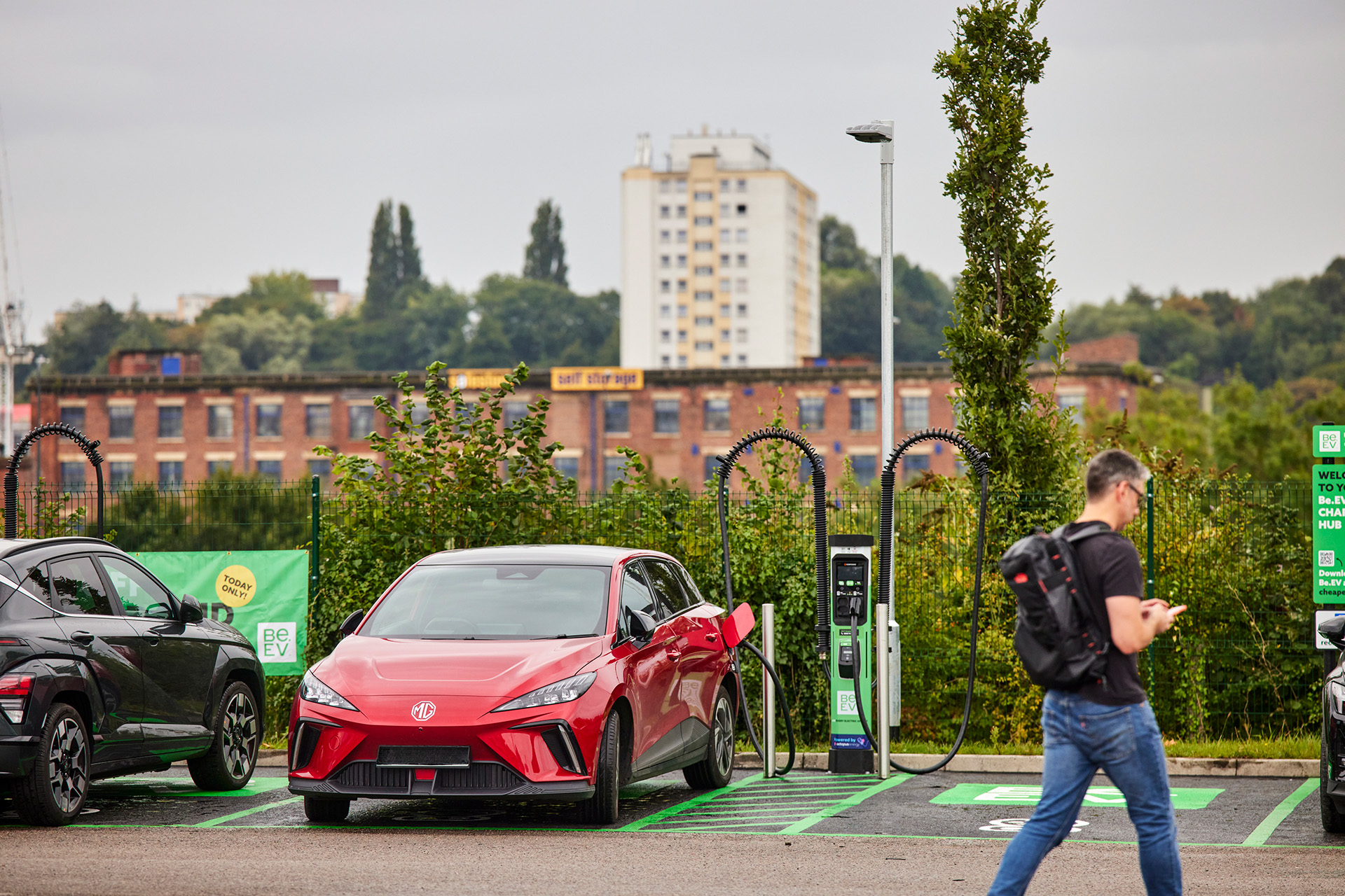 Be.EV retail charging bays