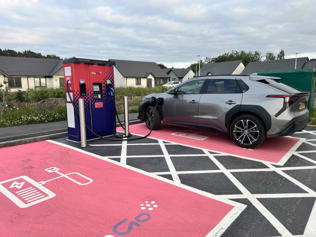 PoGo charge point Culbokie Car Charging