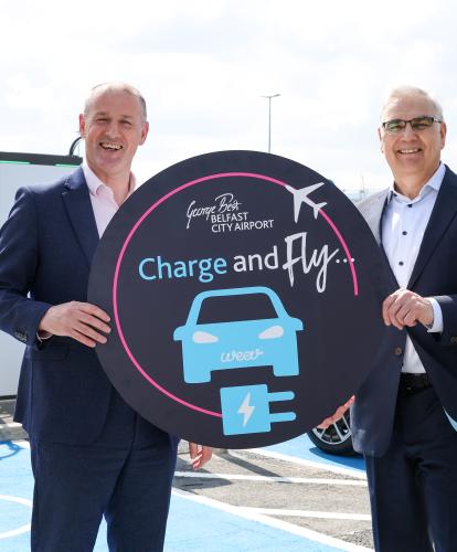 Wev charging at Belfast City Airport