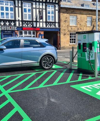 Be.EV charging hub in Chesterfield