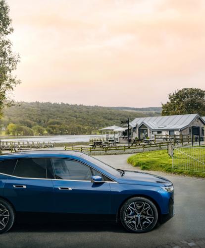 BMW charging at Lake District