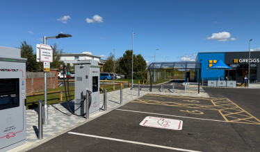 Bicester Greggs - InstaVolt charging hub